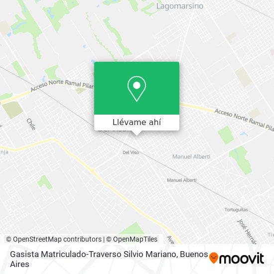 Mapa de Gasista Matriculado-Traverso Silvio Mariano