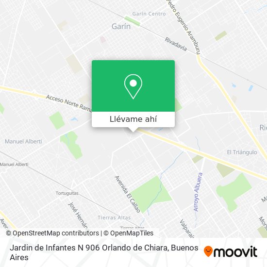 Mapa de Jardin de Infantes N 906 Orlando de Chiara