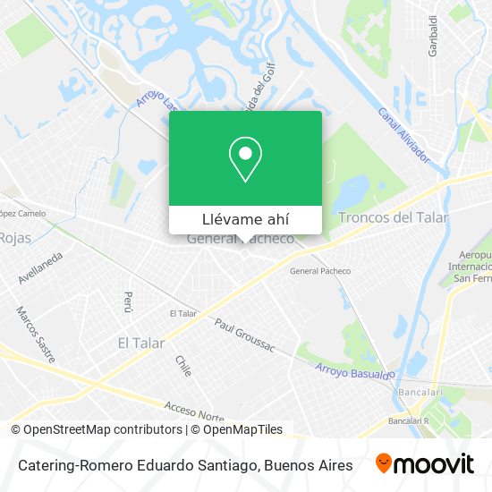 Mapa de Catering-Romero Eduardo Santiago