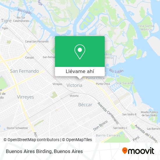 Mapa de Buenos Aires Birding