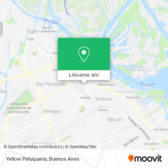 Mapa de Yellow Peluqueria