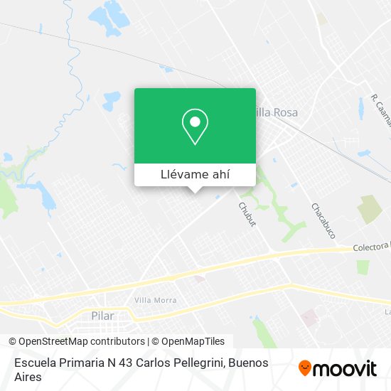 Mapa de Escuela Primaria N 43 Carlos Pellegrini