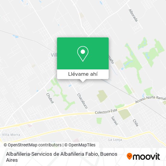 Mapa de Albañileria-Servicios de Albañileria Fabio