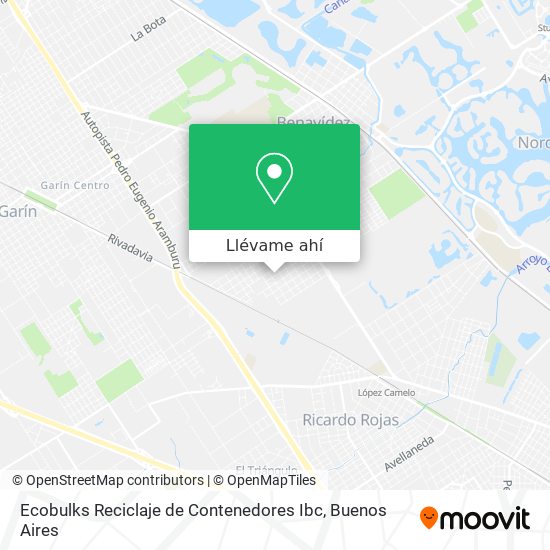 Mapa de Ecobulks Reciclaje de Contenedores Ibc