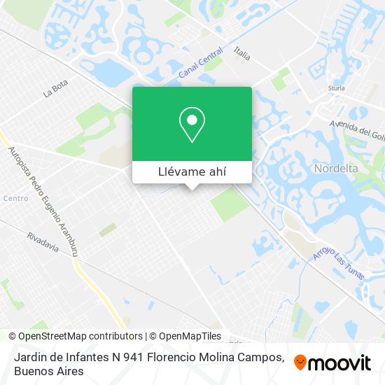 Mapa de Jardin de Infantes N 941 Florencio Molina Campos