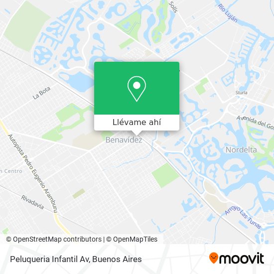 Mapa de Peluqueria Infantil Av