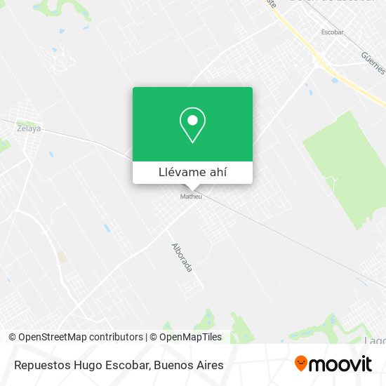 Mapa de Repuestos Hugo Escobar