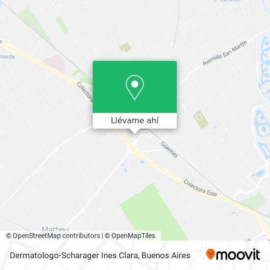 Mapa de Dermatologo-Scharager Ines Clara