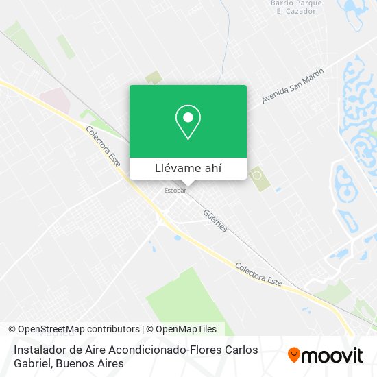 Mapa de Instalador de Aire Acondicionado-Flores Carlos Gabriel