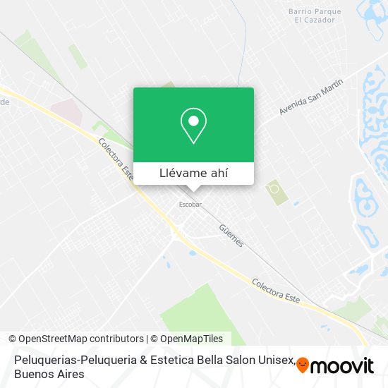 Mapa de Peluquerias-Peluqueria & Estetica Bella Salon Unisex