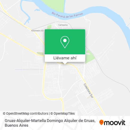 Mapa de Gruas-Alquiler-Martella Domingo Alquiler de Gruas