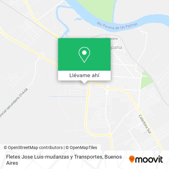 Mapa de Fletes Jose Luis-mudanzas y Transportes