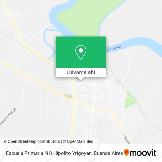 Mapa de Escuela Primaria N 8 Hipolito Yrigoyen