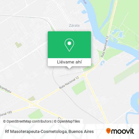 Mapa de Rf Masoterapeuta-Cosmetologa