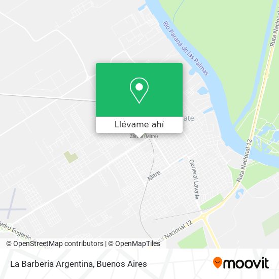 Mapa de La Barberia Argentina