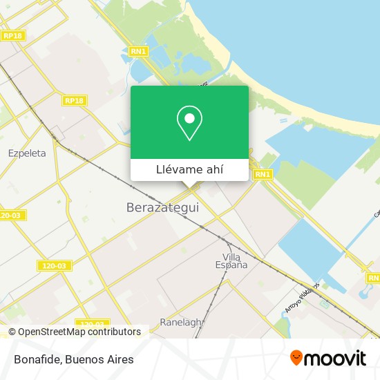 Mapa de Bonafide