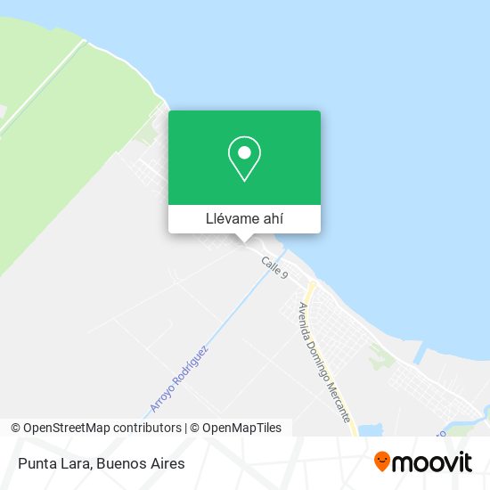 Mapa de Punta Lara