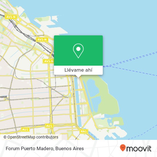 Mapa de Forum Puerto Madero