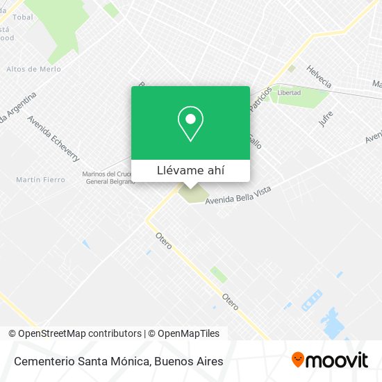 Mapa de Cementerio Santa Mónica