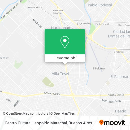 Mapa de Centro Cultural Leopoldo Marechal