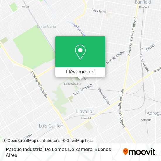 Mapa de Parque Industrial De Lomas De Zamora