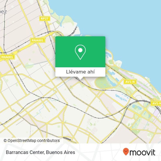 Mapa de Barrancas Center