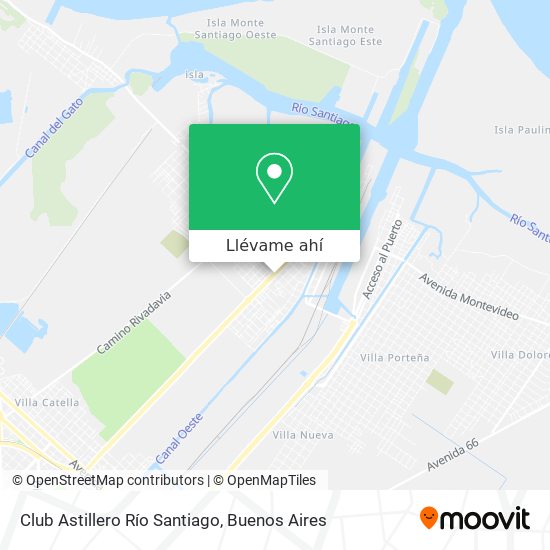 Mapa de Club Astillero Río Santiago