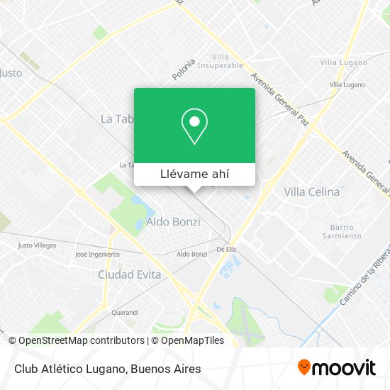 Mapa de Club Atlético Lugano