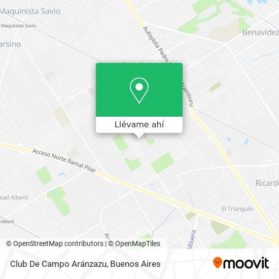 Mapa de Club De Campo Aránzazu