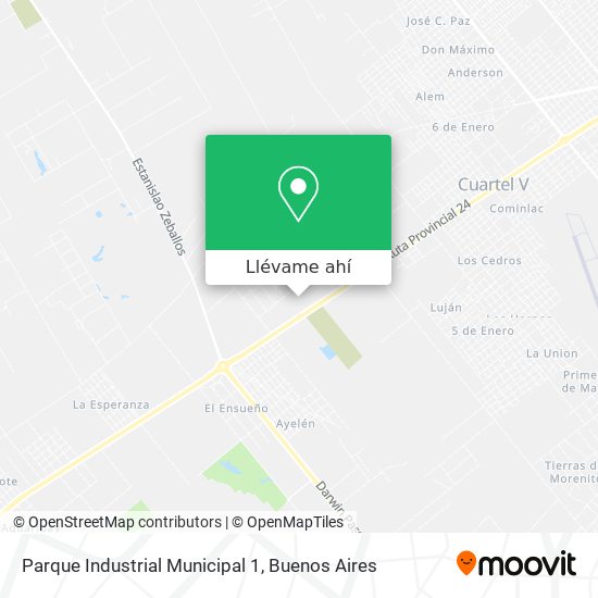 Mapa de Parque Industrial Municipal 1