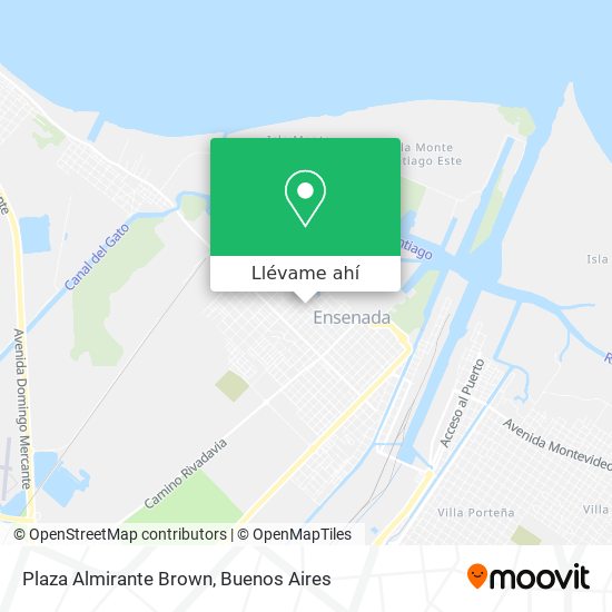 Mapa de Plaza Almirante Brown