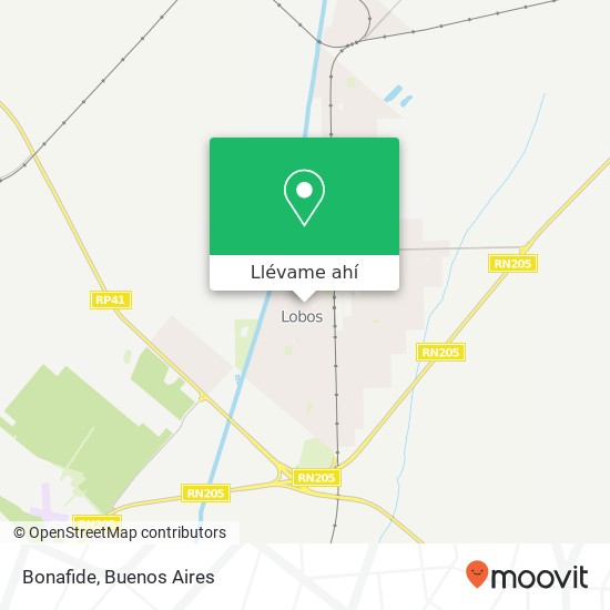 Mapa de Bonafide