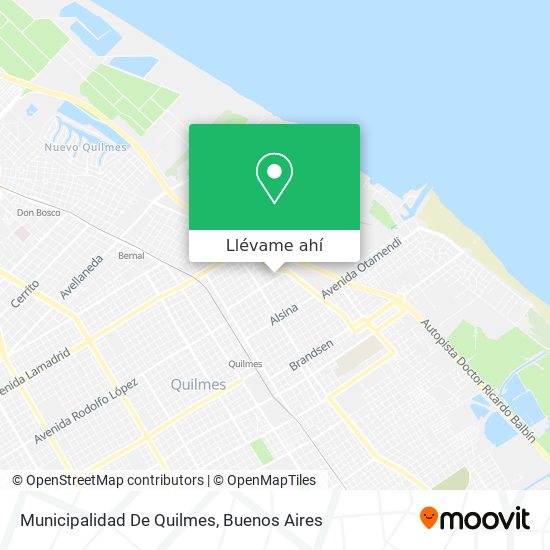 Mapa de Municipalidad De Quilmes