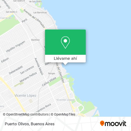 Mapa de Puerto Olivos