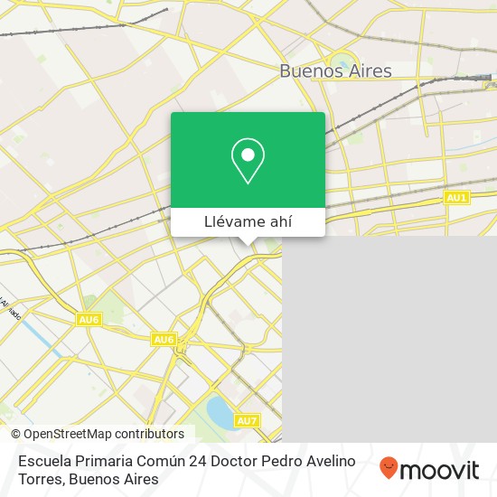 Mapa de Escuela Primaria Común 24 Doctor Pedro Avelino Torres