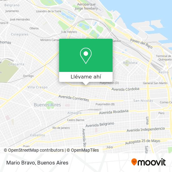 Mapa de Mario Bravo