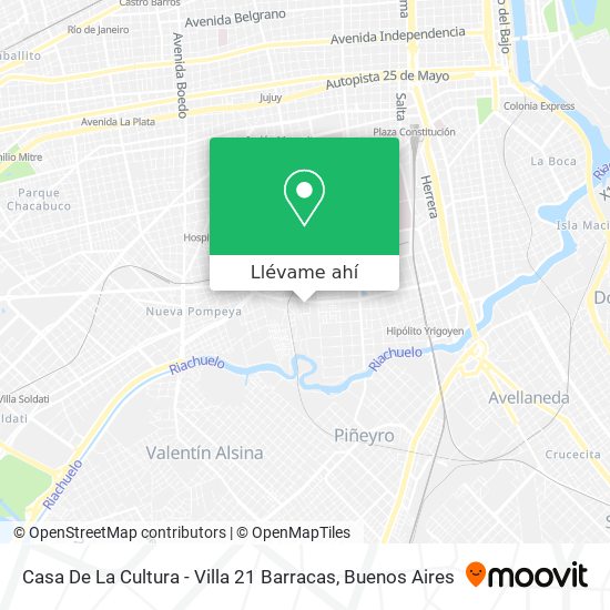 Mapa de Casa De La Cultura - Villa 21 Barracas