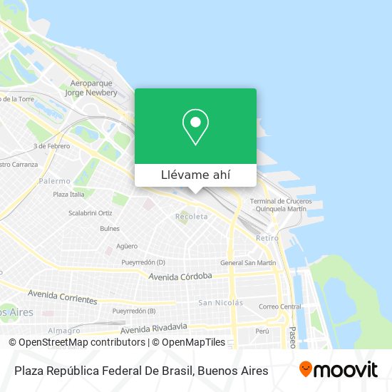 Mapa de Plaza República Federal De Brasil