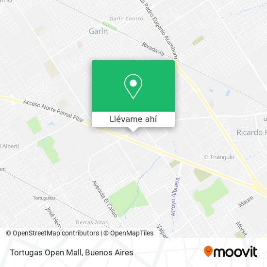 Mapa de Tortugas Open Mall