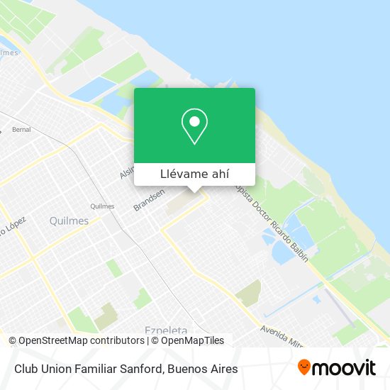 Mapa de Club Union Familiar Sanford