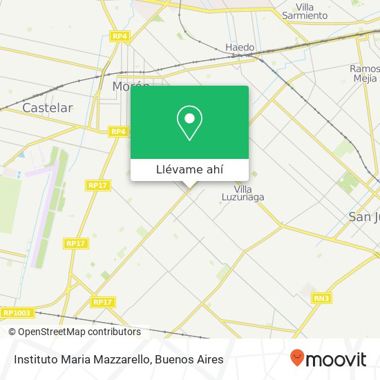 Mapa de Instituto Maria Mazzarello