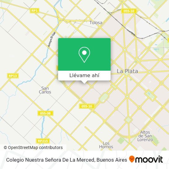 Mapa de Colegio Nuestra Señora De La Merced