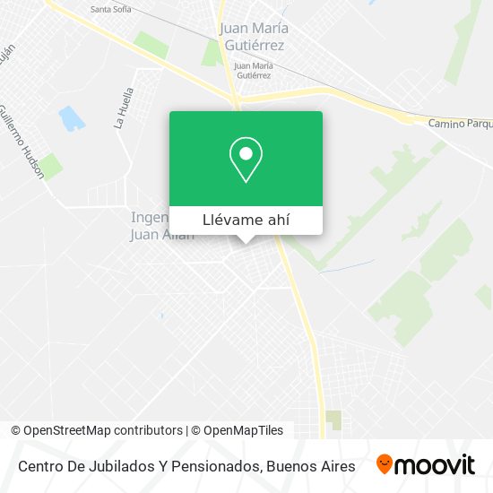 Mapa de Centro De Jubilados Y Pensionados