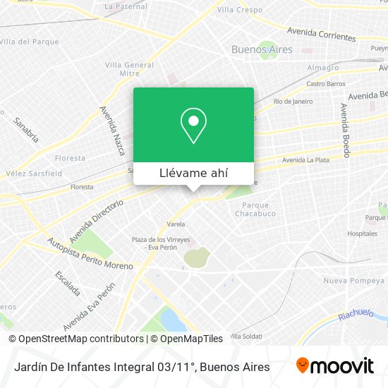 Mapa de Jardín De Infantes Integral 03 / 11°