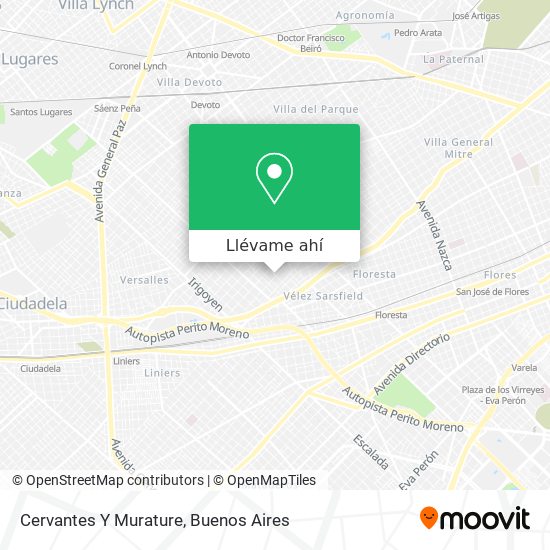 Mapa de Cervantes Y Murature