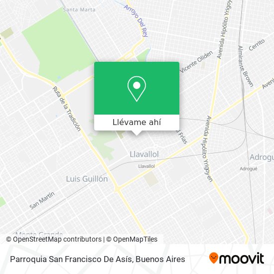 Mapa de Parroquia San Francisco De Asís