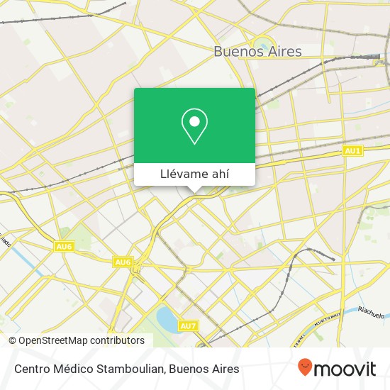 Mapa de Centro Médico Stamboulian
