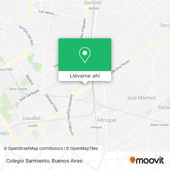 Mapa de Colegio Sarmiento