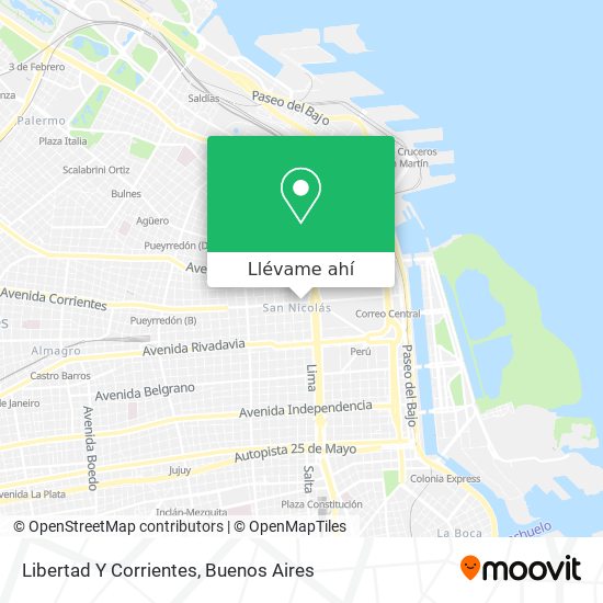 Mapa de Libertad Y Corrientes