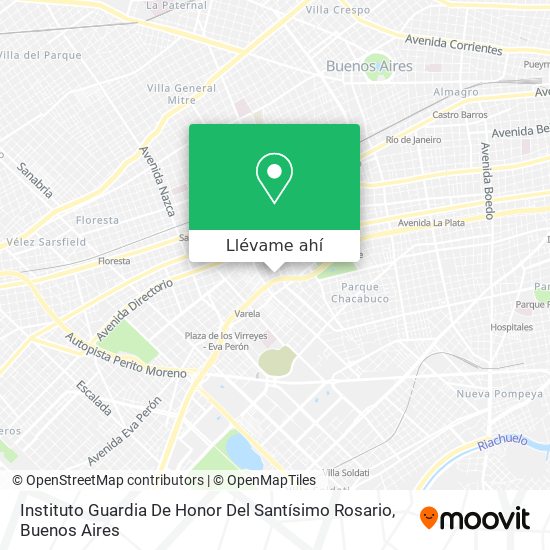 Mapa de Instituto Guardia De Honor Del Santísimo Rosario